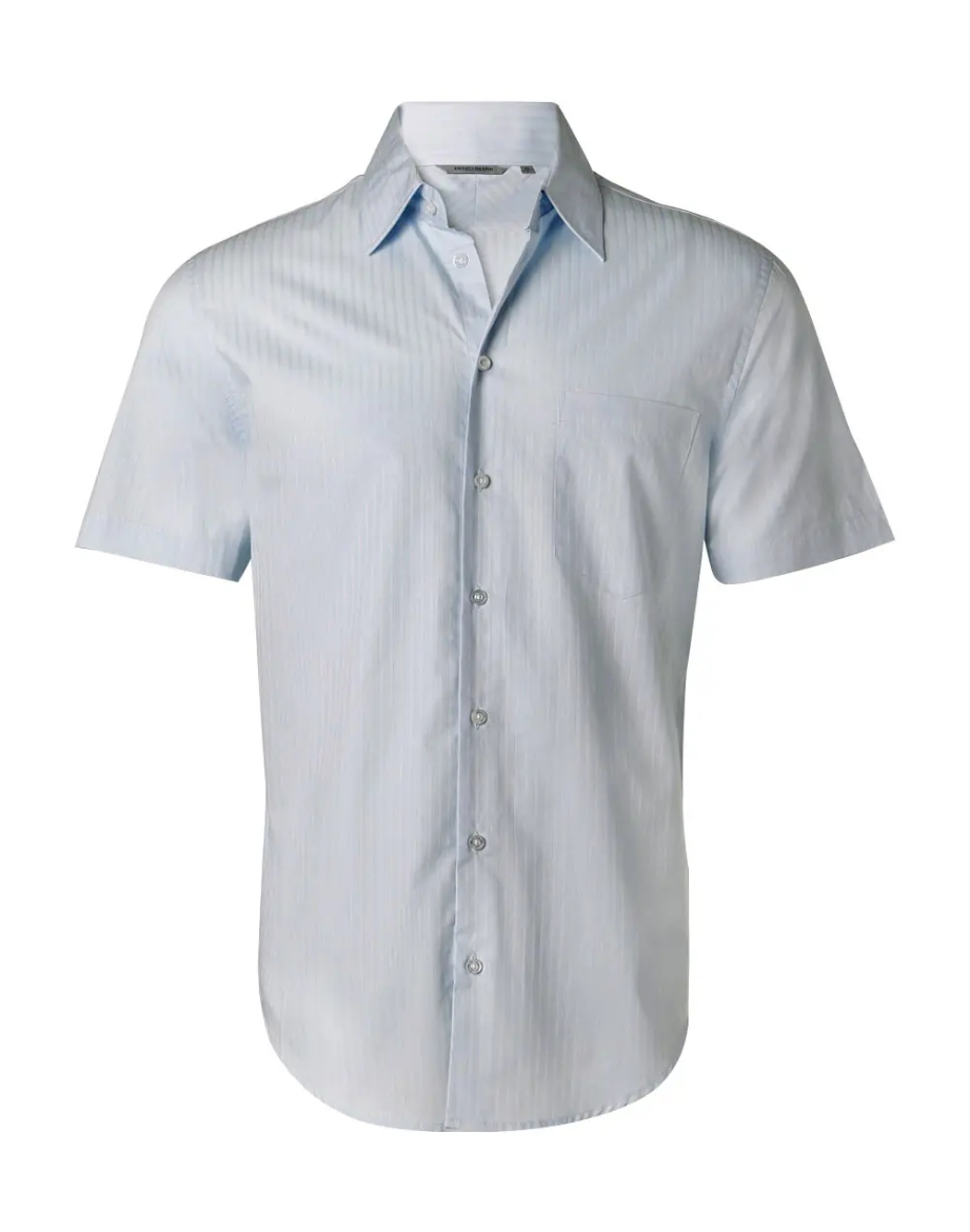 Picture of Winning Spirit, Mens Self Stripe S/S Shirt